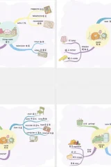 82张全彩漫画思维导图，轻松记忆1100个单词